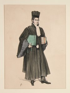 ÜGYVÉD. Lawyer. alkotó: Paul Gavarni
