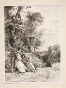 Halál előtt. (Madame Constance Aubert műve.) alkotó: Paul Gavarni