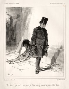 Párizsi hülyeség. alkotó: Paul Gavarni