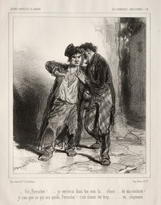 Párizsi hülyeség. alkotó: Paul Gavarni