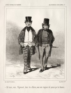 Párizsi hülyeség. alkotó: Paul Gavarni