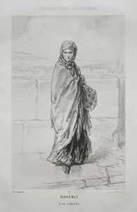 Bohémek. alkotó: Paul Gavarni
