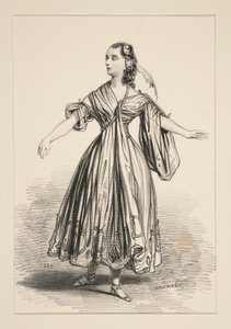 MADEMOISELLE DEJAZET KELLEME. L szerepe alkotó: Paul Gavarni