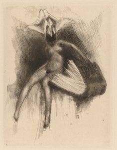 Ex Libris C. Patel alkotó: Paul Gavarni