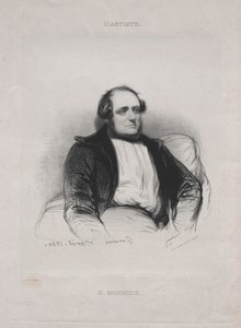 Henri Bonaventure Monnier, 1840. alkotó: Paul Gavarni