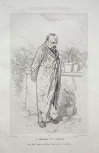 A kert szerelmese. alkotó: Paul Gavarni