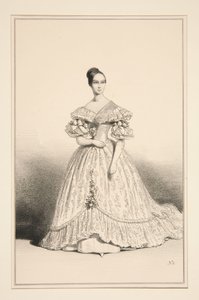 Helene hercegnő, Orléans hercegnéje alkotó: Paul Gavarni