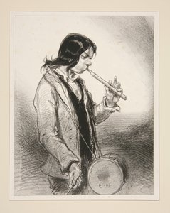 A Trombita. alkotó: Paul Gavarni