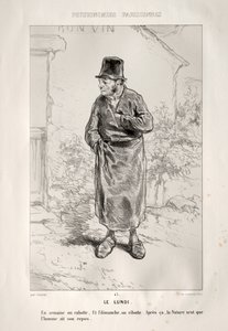 Hétfő. alkotó: Paul Gavarni