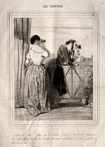 A Lorettes, 1842. alkotó: Paul Gavarni