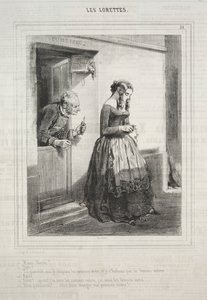 A Lorettes, 1842. alkotó: Paul Gavarni