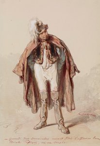 Férfi jelmezben alkotó: Paul Gavarni