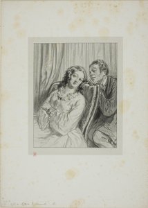 Maszkok és arcok: Mme. Beauminet alkotó: Paul Gavarni