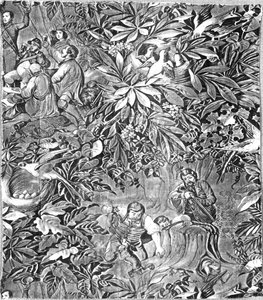 Panel (lakberendezési szövet) alkotó: Paul Gavarni