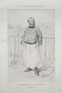 őrmester – az N. légió őrnagya. alkotó: Paul Gavarni