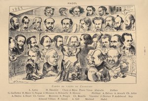 Charivari névjegykártyája, 1867