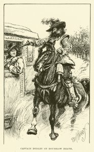 Dudley kapitány a Hounslow Heath-en (metszet) alkotó: Paul Hardy