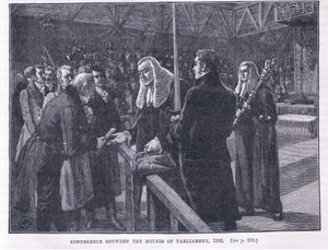 Konferencia a Parlament házai között i.sz. 1835 alkotó: Paul Hardy
