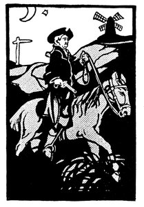 Highwayman (metszet) alkotó: Paul Hardy