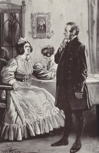 Illusztráció a Barchester Towershez, Anthony Trollope alkotó: Paul Hardy
