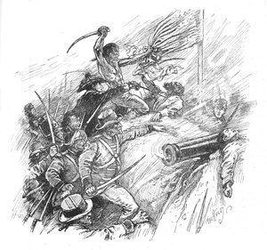 Törekedtek a sánc méretére, 1902 alkotó: Paul Hardy