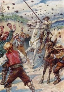 Kőzáporral dobálták meg Don Quijotét alkotó: Paul Hardy