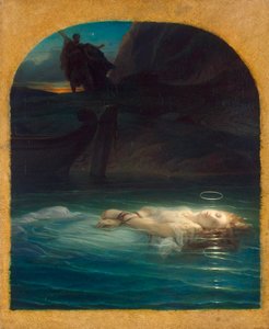 A Tiberisbe fulladt keresztény mártír Diocletianus uralkodása alatt, 1853.