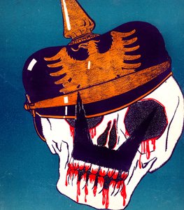 Vilmos császár karikatúrája, 1916. április 13 alkotó: Paul Iribe