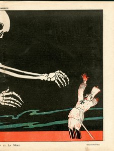 La Baionnette, Szatirikus színekben alkotó: Paul Iribe