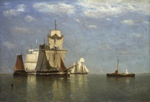 Flushingban fekvő hajók, 1869
