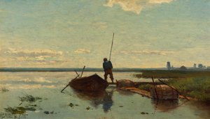 Polder táj alkotó: Paul Joseph Constantin Gabriel