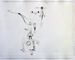 Az egyensúly szeszélye (Rajz, XX. század) alkotó: Paul Klee