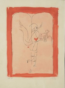 Egy zseni kis reggelit szolgál fel, 1920. alkotó: Paul Klee