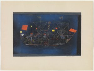 Kalandhajó Kalandhajó, 1927. alkotó: Paul Klee