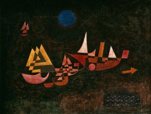 A hajók indulása alkotó: Paul Klee