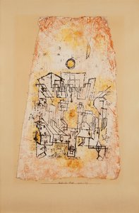 Arab város; arab város alkotó: Paul Klee
