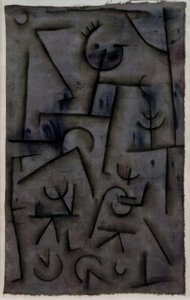 Bacchanal vörösborban alkotó: Paul Klee