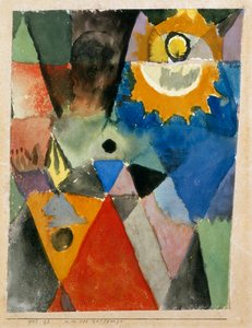 A gázlámpa előtt, Paul Klee, National Gallery of Modern Art, Róma alkotó: Paul Klee