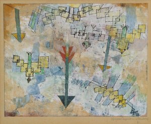Lecsapó madarak és nyilak alkotó: Paul Klee