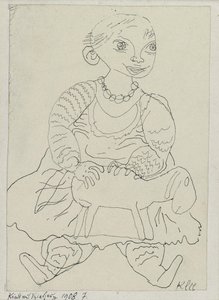 Gyermek játékkal alkotó: Paul Klee