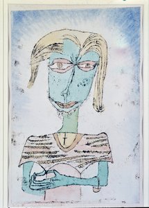 Keresztény szekcionárius (olaj, vászon alkotó: Paul Klee