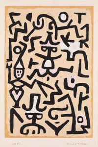 Komikusok kézirata alkotó: Paul Klee