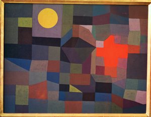 Fire at Full Moon (festmény vászonra) alkotó: Paul Klee
