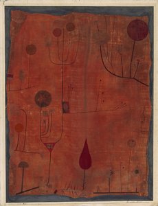Gyümölcsök a piroson, 1930. alkotó: Paul Klee