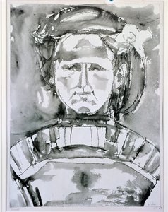 Hannah (olaj, vászon, XX. század) alkotó: Paul Klee