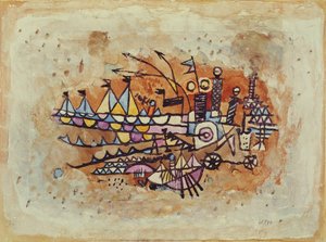Kikötői jelenet alkotó: Paul Klee