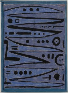 Hősies íjvonások. 1938 alkotó: Paul Klee
