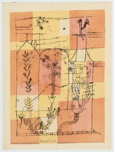 Hoffmann jelenet, 1921. alkotó: Paul Klee