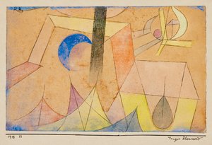 Junger Blaumond Young Blue-Moon, 1918. alkotó: Paul Klee