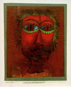 Egy híres rabló feje alkotó: Paul Klee